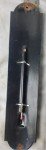 Vintage 12” Esso Porcelain Thermometer Sign