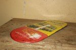 Vintage 1940's NuGrape Soda Metal Thermometer Sign