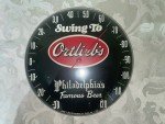 Ortlieb’s Famous Beer Thermometer - Vintage 10” Round