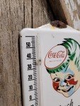 Vintage Coca-Cola Thermometer with Bottle Cap Design