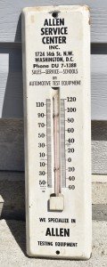 Allen Service Center Washington DC Auto Thermometer