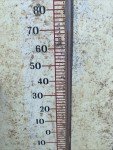 Dr. Pepper Vintage Glass Thermometer, 1940s-50s