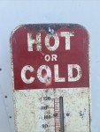 Dr. Pepper Vintage Glass Thermometer, 1940s-50s