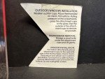 EIS Auto Brake Parts Vintage Window Thermometer
