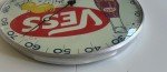 Vess Round Glass Thermometer - Pam Clock Co
