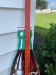 1960s Coca-Cola Large Embossed Bottle Thermometer