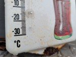 Vintage Coca-Cola Porcelain Thermometer Sign
