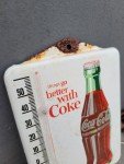 Vintage Coca-Cola Porcelain Thermometer Sign