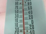 Orange Crush Soda Tin Wall Thermometer