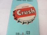 Orange Crush Soda Tin Wall Thermometer