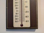 Chevrolet Wooden Thermometer Garage Sign by George Nathan