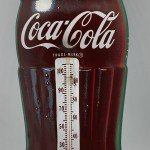 1950s Coca-Cola Tin Wall Thermometer 17