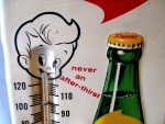 1963 Squirt Soda Vintage Thermometer Sign 13.5