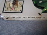 1963 Squirt Soda Vintage Thermometer Sign 13.5