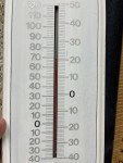 Vintage Walker Mufflers Advertising Thermometer, 7"x28