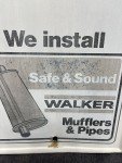 Vintage Walker Mufflers Advertising Thermometer, 7"x28
