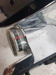 Vintage Lincoln Town Car Side Mirror Thermometer