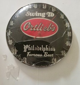 Ortlieb Beer Thermometer from the 1960s