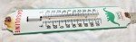 Sinclair Dinosaur Porcelain Thermometer Sign 12”