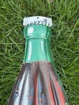 Vintage Coca-Cola Bottle Thermometer 29" Tin Sign