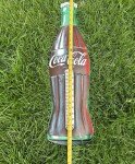 Vintage Coca-Cola Bottle Thermometer 29" Tin Sign