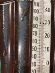Vintage Coca-Cola Bottle Thermometer 29" Tin Sign