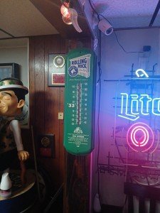 Vintage Rolling Rock Beer Thermometer - Latrobe Breweries