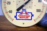 Walker Big "A" Advantage Vintage Auto Thermometer Sign