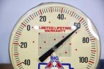 Walker Big "A" Advantage Vintage Auto Thermometer Sign