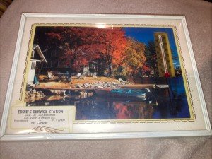 Vintage Advertising Thermometer - 5" x 7