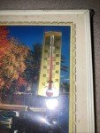 Vintage Advertising Thermometer - 5" x 7