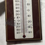 Chevrolet Wood Thermometer Sign by George Nathan