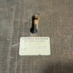 Chevrolet Wood Thermometer Sign by George Nathan