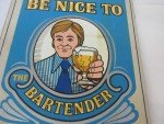 Vintage Pabst Blue Ribbon Beer Wall Sign