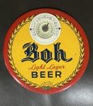 Rare 1950s Boh Beer Thermometer Bar Sign