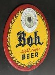 Rare 1950s Boh Beer Thermometer Bar Sign