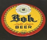 Rare 1950s Boh Beer Thermometer Bar Sign