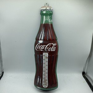 1950s TCA Coca-Cola Tin Wall Thermometer 17