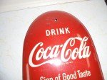 30-Inch Vintage Coca-Cola Cigar Thermometer 1949