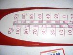 30-Inch Vintage Coca-Cola Cigar Thermometer 1949