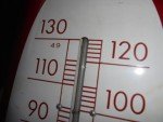 30-Inch Vintage Coca-Cola Cigar Thermometer 1949