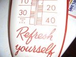 30-Inch Vintage Coca-Cola Cigar Thermometer 1949