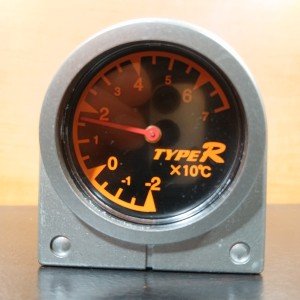 Vintage Race Car Style Thermometer - Japan 1990s