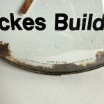 1960s Wickes Buildings Thermometer - Metal Body