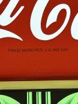 Coca Cola Vintage Embossed Advertising Thermometer