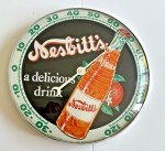 Nesbitt's Vintage Round Glass Thermometer - NY
