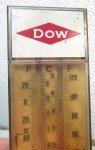Vintage Dow Thermometer for Man Cave Decor