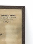 Antique F. Terrell Akins Automobile Thermometer