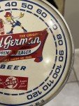 Vintage German Beer Advertising Round Thermometer