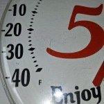 Coca-Cola Jumbo 12" Vintage Thermometer Sign